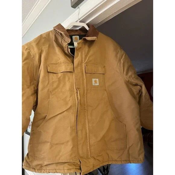 Carhartt Heavy Duck Men's Jacket Quilted Lining RN 14806 Regular Size: 58